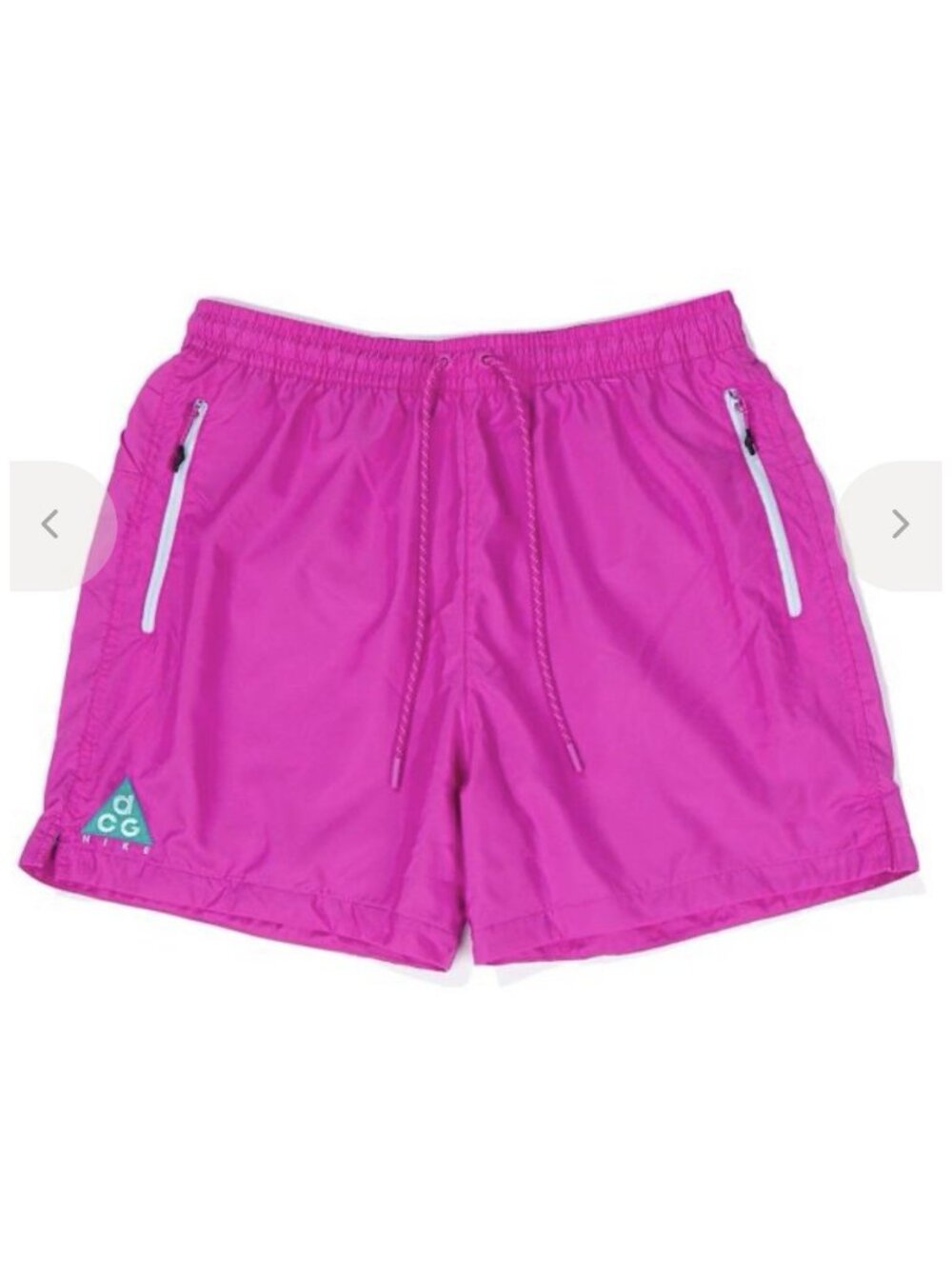 Nike ACG Shorts Men’s Size M Magenta Pockets Hiking Outdoor Nylon